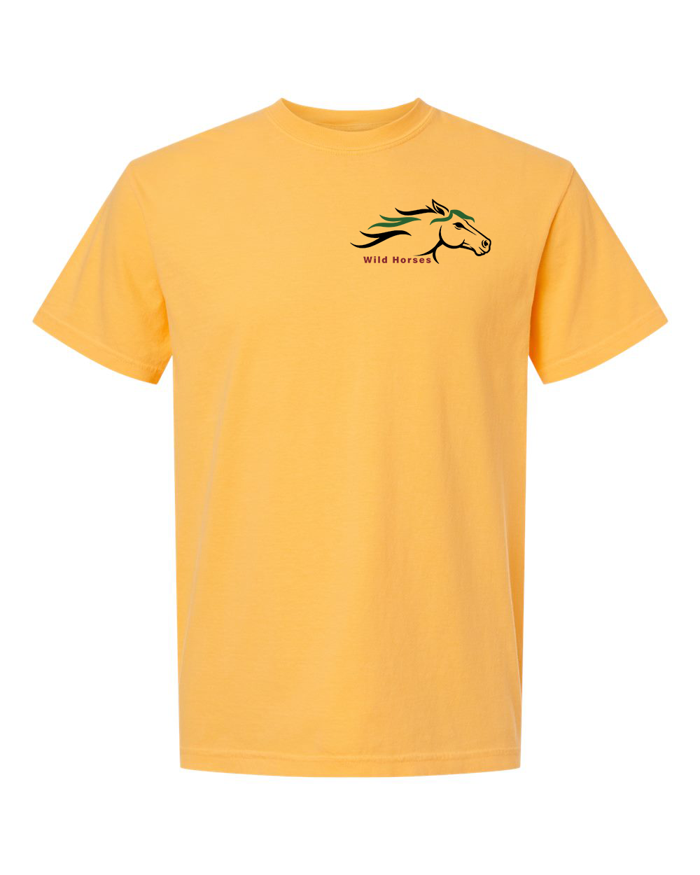 Citrus Wild Horses 100% Quality Cotton Short Sleeve