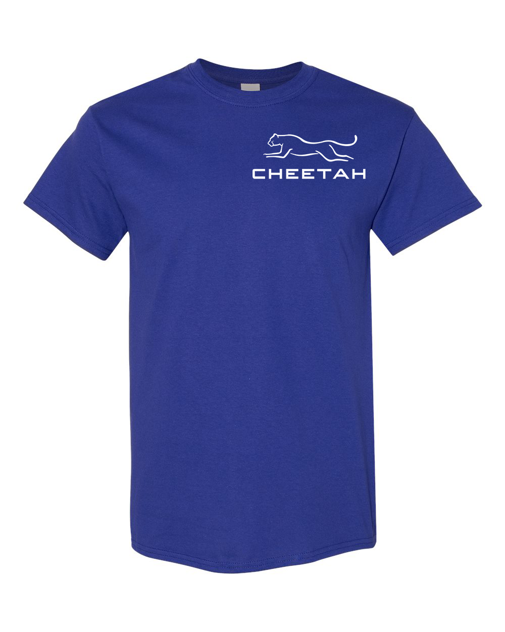 Cobalt Cheetah 100% Quality Cotton Short Sleeve