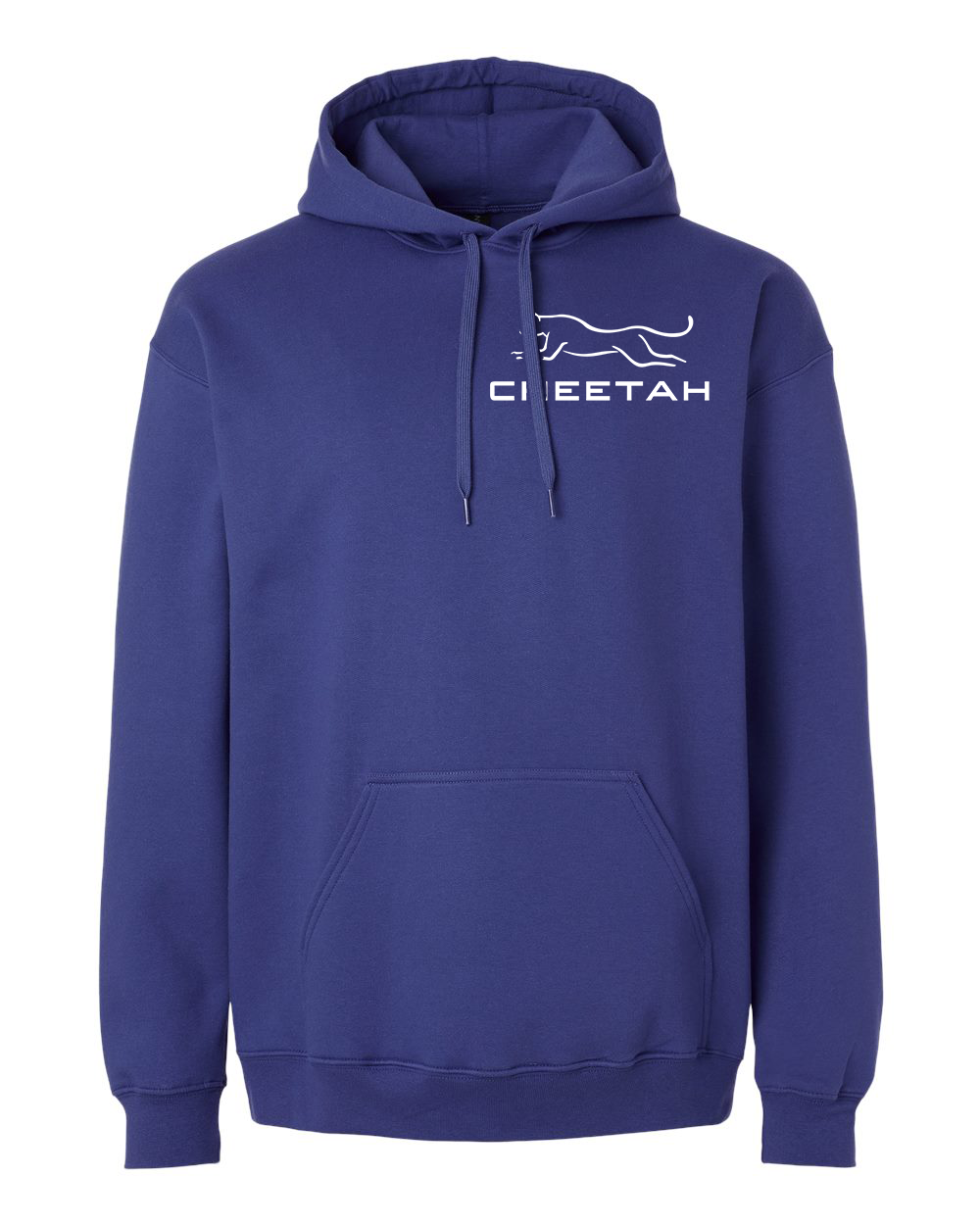 Cobalt Cheetah 100% Quality Cotton Hoodie