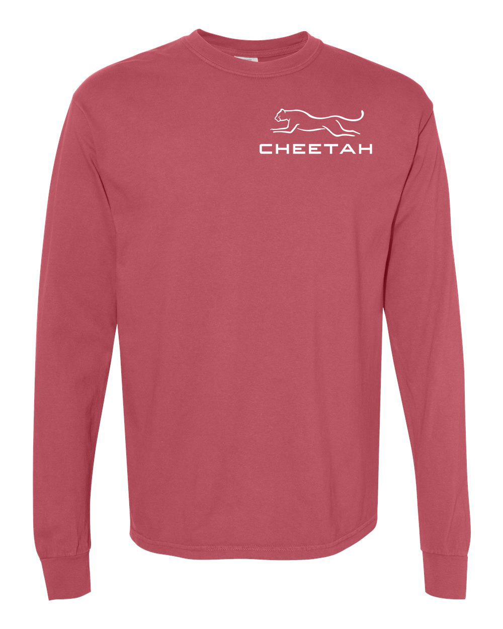 Crimson Cheetah 100% Quality Cotton Long Sleeve