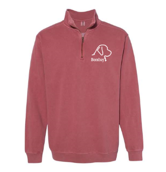 Crimson Comfort Color 1/4 Zip Pullover