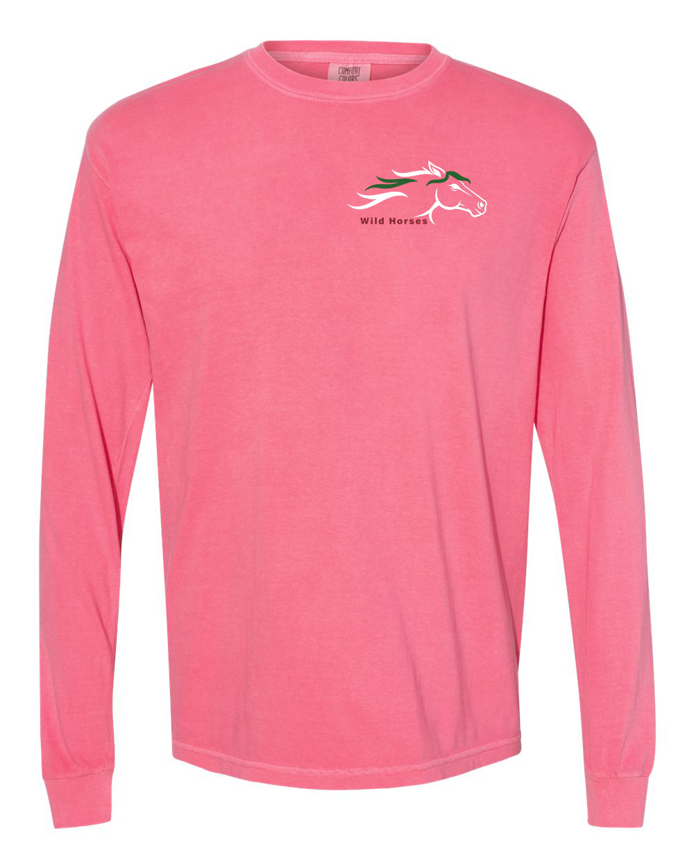 Crunchberry Wild Horses 100% Quality Cotton Long Sleeve