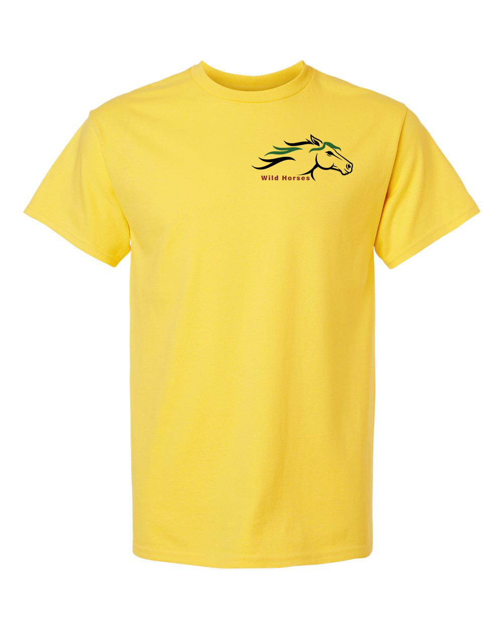 Daisy Wild Horses 100% Quality Cotton Short Sleeve