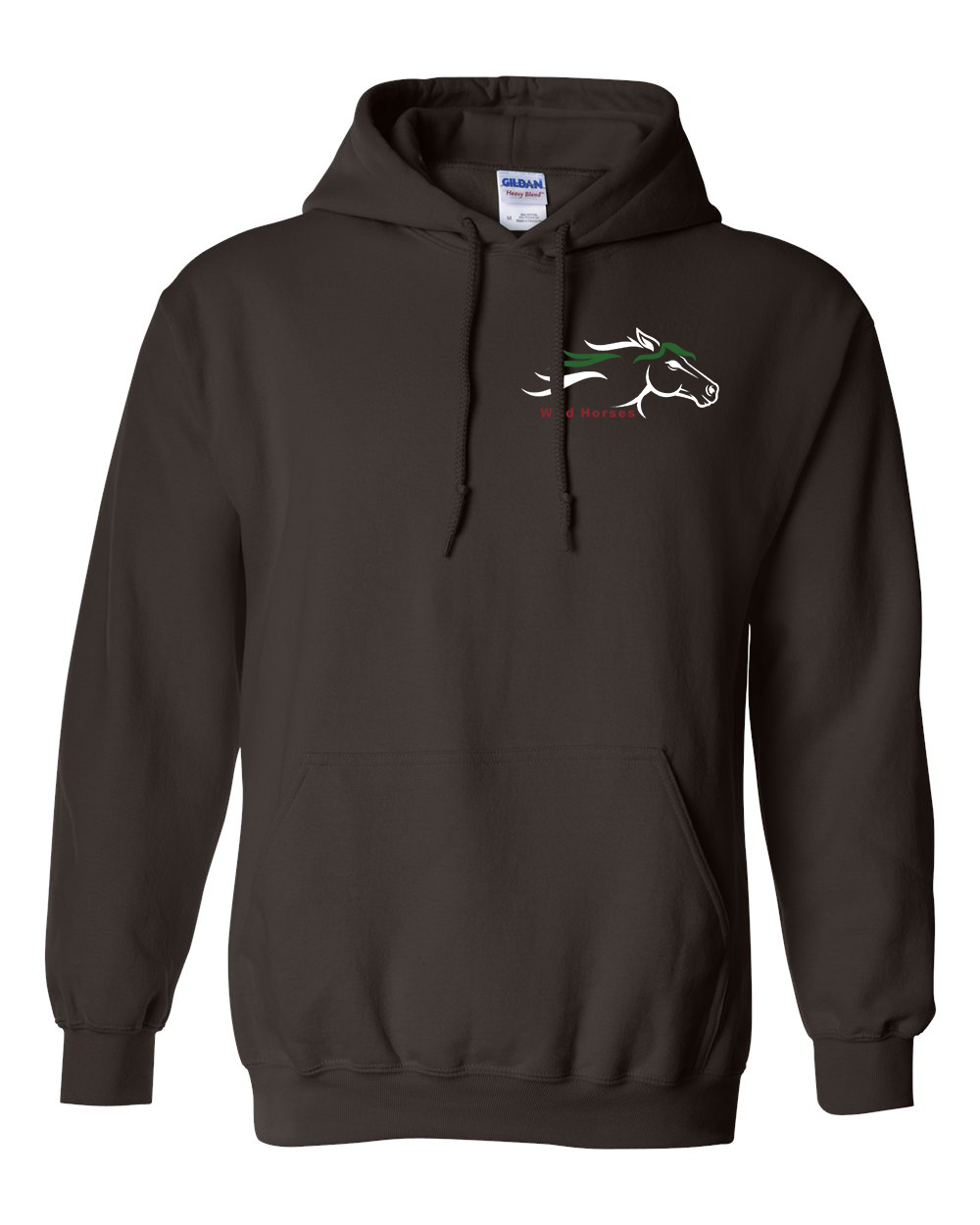 Dark Chocolate Wild Horses 100% Quality Cotton Hoodie