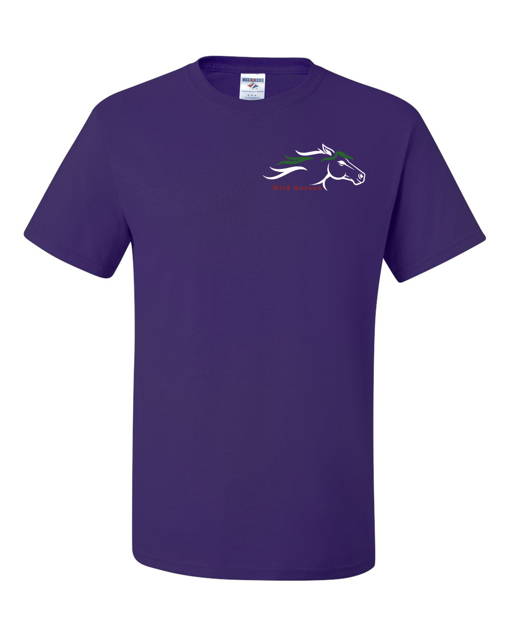Deep Purple Wild Horses 100% Quality Cotton Short Sleeve
