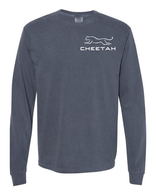 Denim Cheetah 100% Quality Cotton Long Sleeve