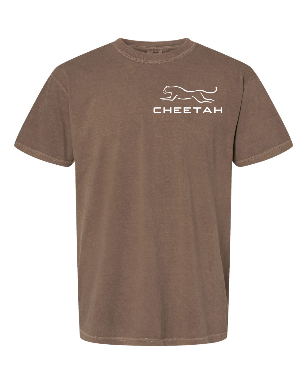 Espresso Cheetah 100% Quality Cotton Short Sleeve