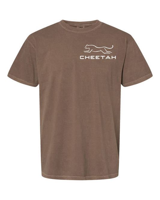 Espresso Cheetah 100% Quality Cotton Short Sleeve