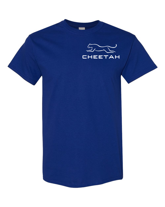 Fan Deep Royal Cheetah 100% Quality Cotton Short Sleeve