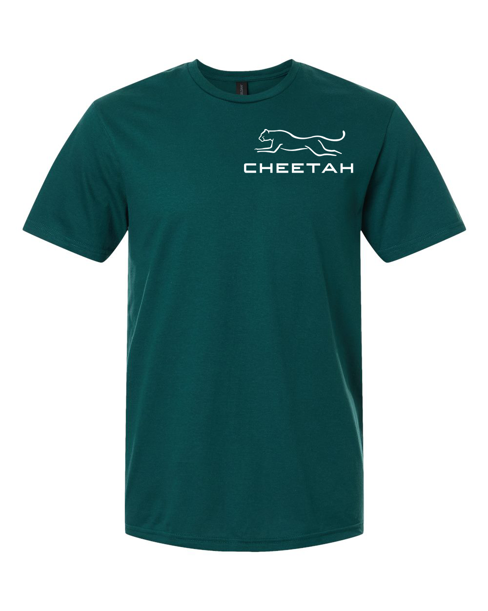 Fan Marine Green Cheetah 100% Quality Cotton Short Sleeve