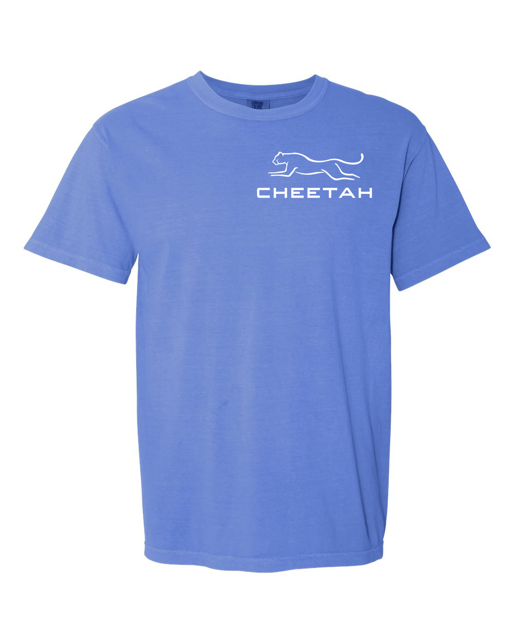 Flo Blue Cheetah 100% Quality Cotton Short Sleeve