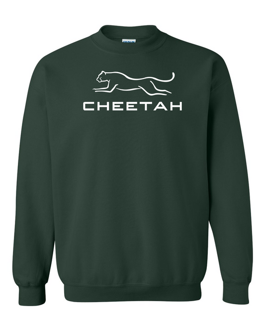 Forest Cheetah 100% Quality Cotton Crewneck Sweatshirt (Full Chest)