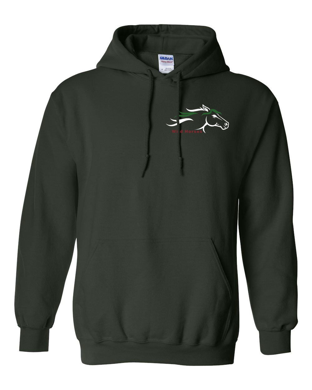 Forest Wild Horses 100% Quality Cotton Hoodie