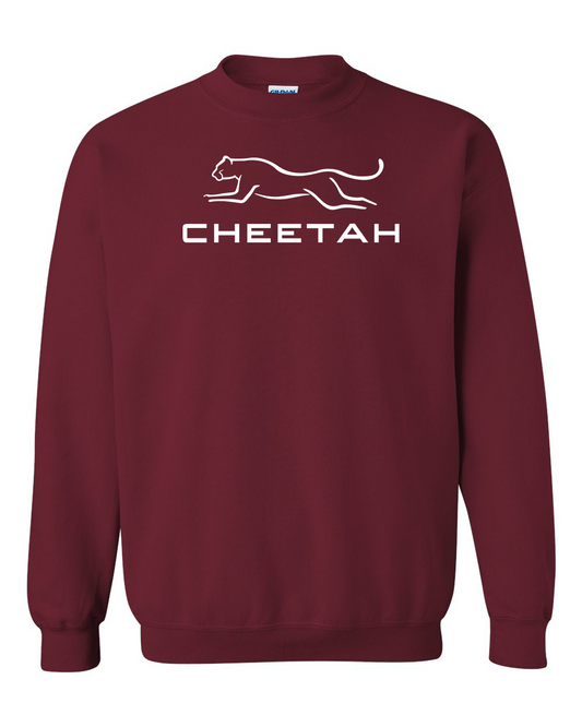 Garnet Cheetah 100% Quality Cotton Crewneck Sweatshirt (Full Chest)