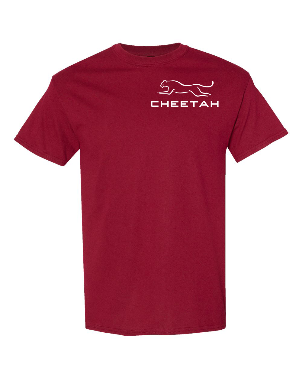 Garnet Cheetah 100% Quality Cotton Short Sleeve
