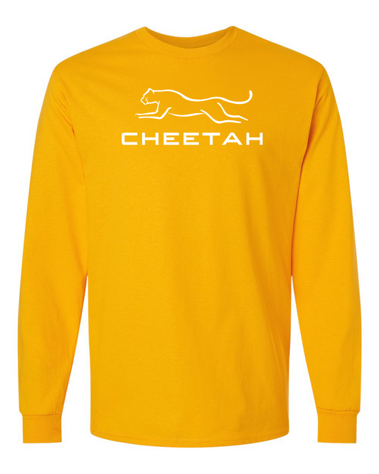 Gold Cheetah 100% Quality Cotton Long Sleeve (Full Chest)