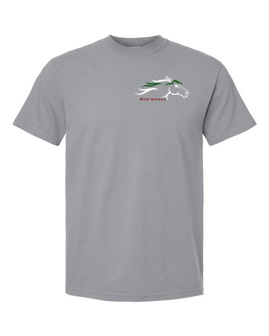 Granite Wild Horses 100% Quality Cotton Short Sleeve