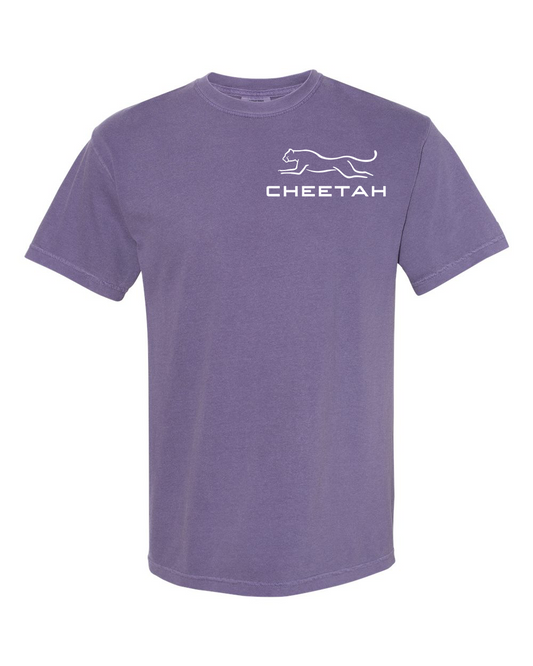 Grape Cheetah 100% Quality Cotton Short Sleeve