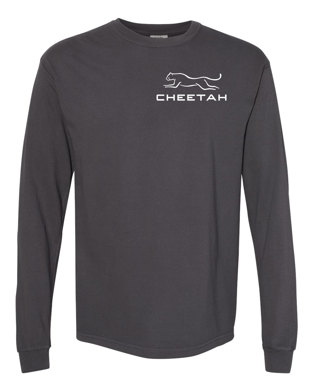 Graphite Cheetah 100% Quality Cotton Long Sleeve