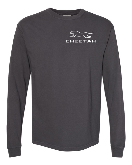 Graphite Cheetah 100% Quality Cotton Long Sleeve