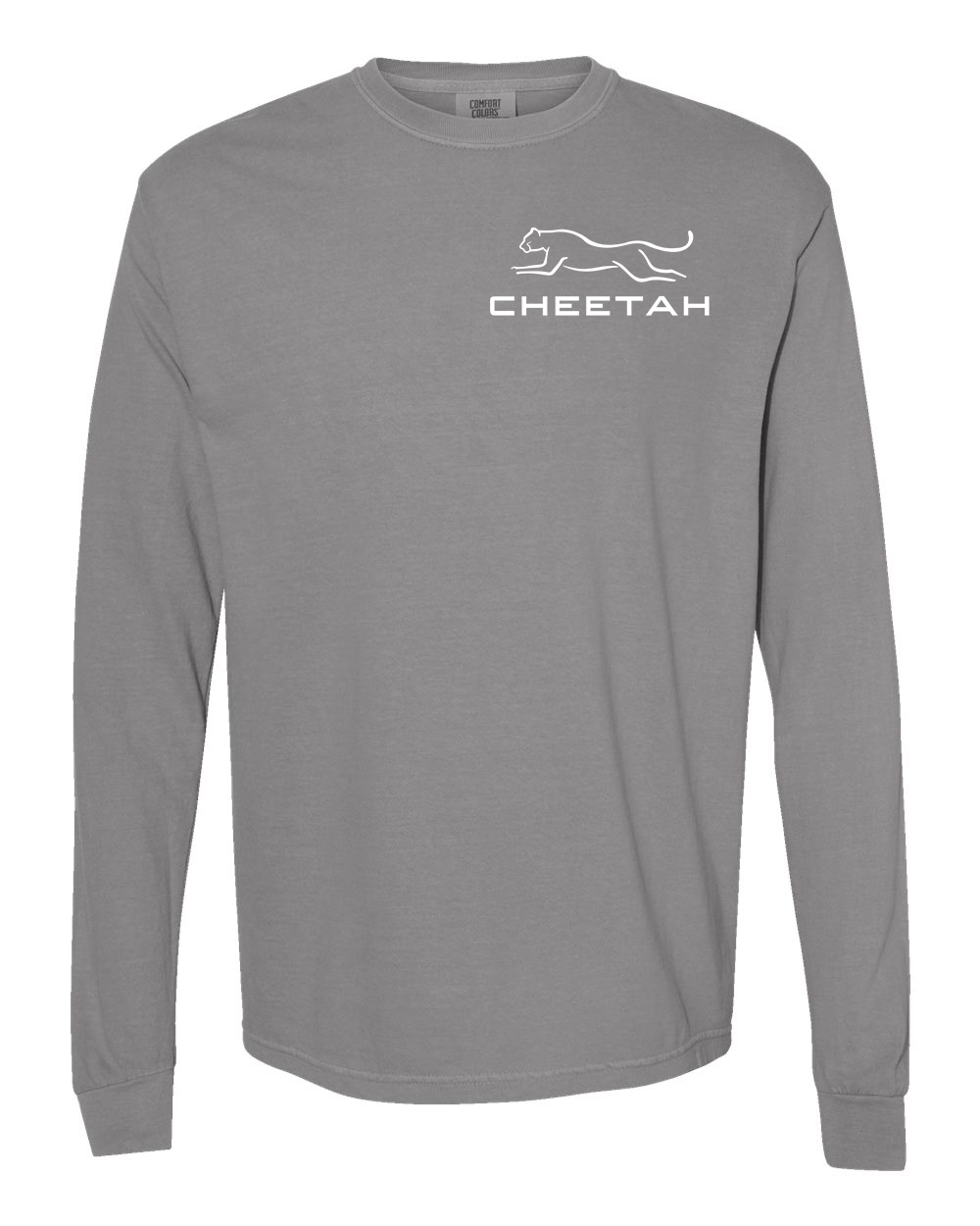 Grey Cheetah 100% Quality Cotton Long Sleeve