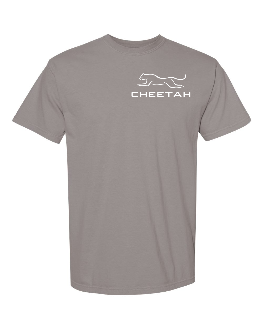 Grey Cheetah 100% Quality Cotton Short Sleeve