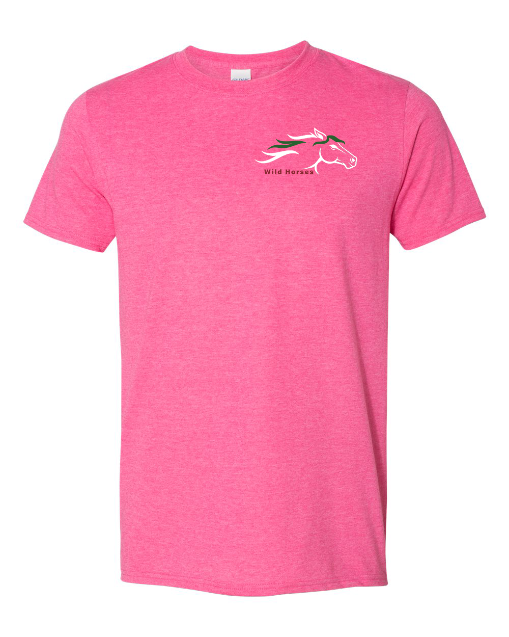 Heather Heliconia Wild Horses 100% Quality Cotton Short Sleeve