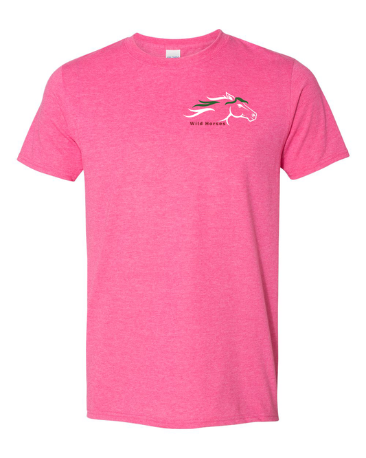 Heather Heliconia Wild Horses 100% Quality Cotton Short Sleeve