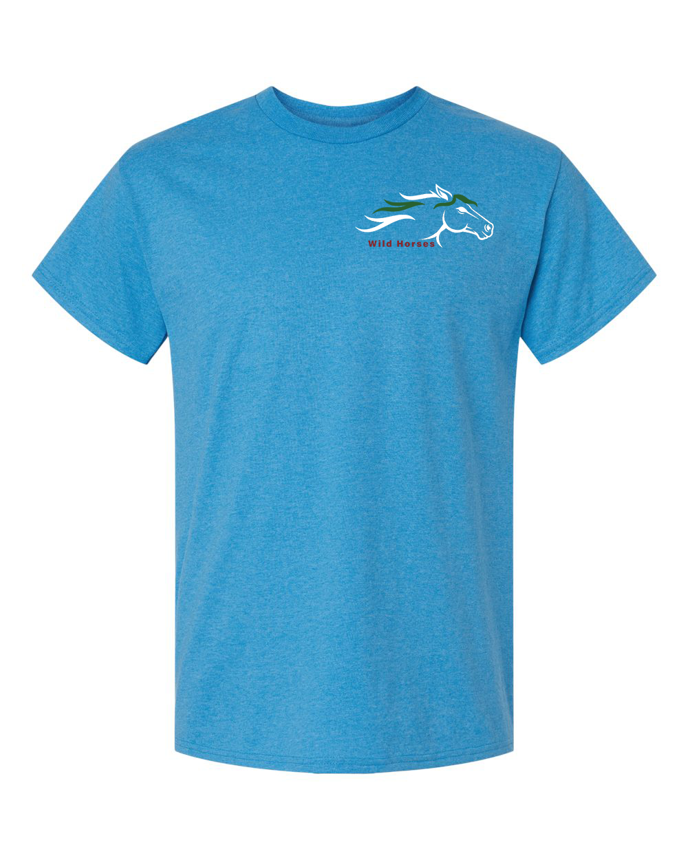Heather Sapphire Wild Horses 100% Quality Cotton Short Sleeve