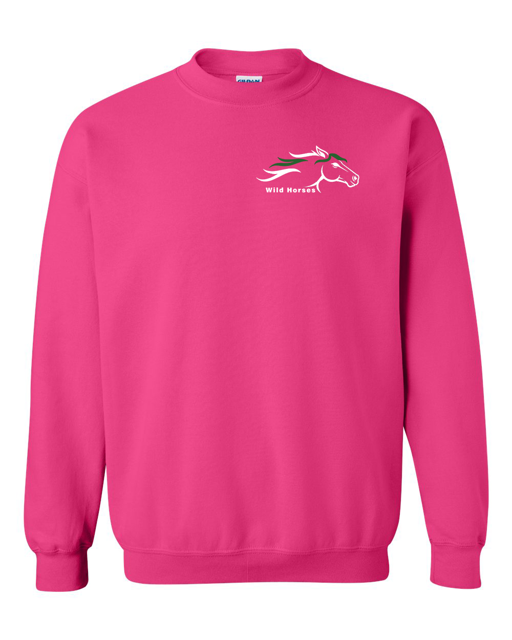 Heliconia Wild Horses 100% Quality Cotton Crewneck Sweatshirt
