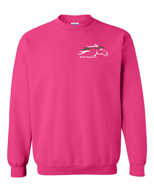 Heliconia Wild Horses 100% Quality Cotton Crewneck Sweatshirt