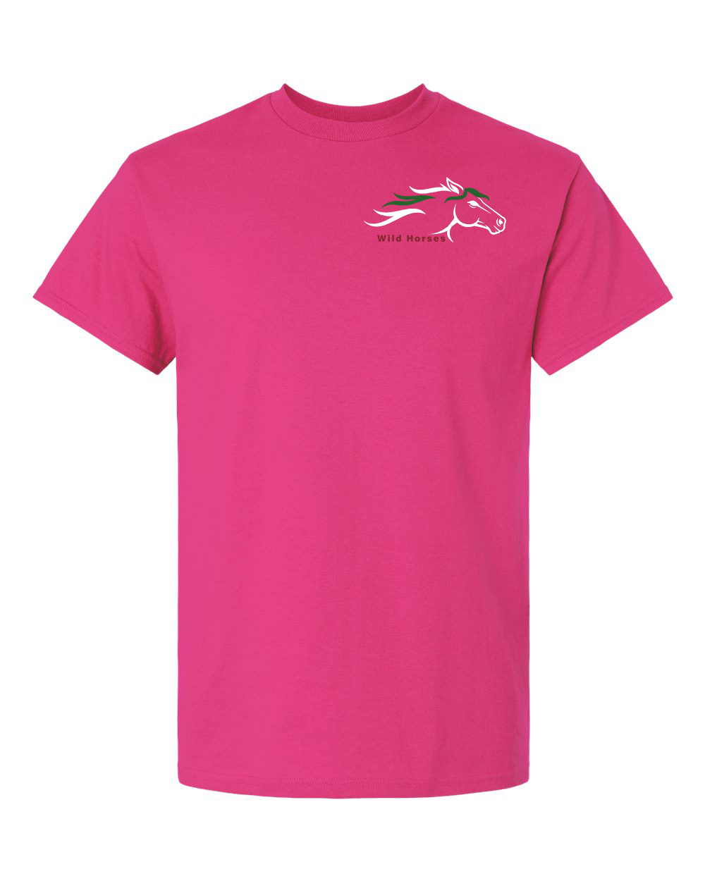 Heliconia Wild Horses 100% Quality Cotton Short Sleeve