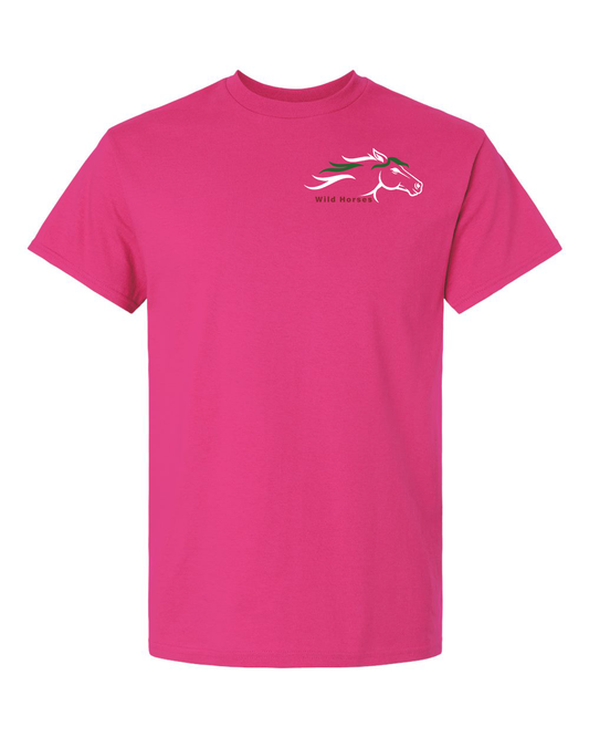 Heliconia Wild Horses 100% Quality Cotton Short Sleeve