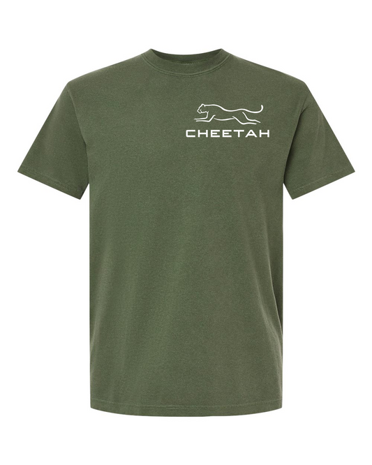 Hemp Cheetah 100% Quality Cotton Short Sleeve
