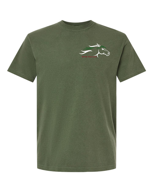 Hemp Wild Horses 100% Quality Cotton Short Sleeve