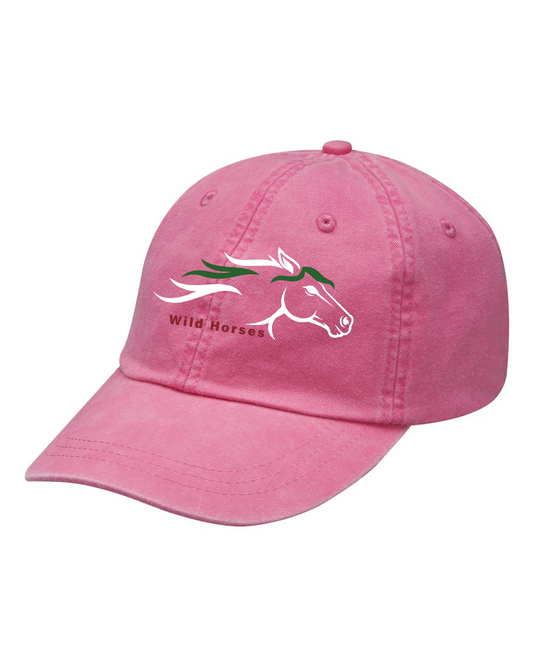 Hot Pink Wild Horses 100% Quality Cotton Cap