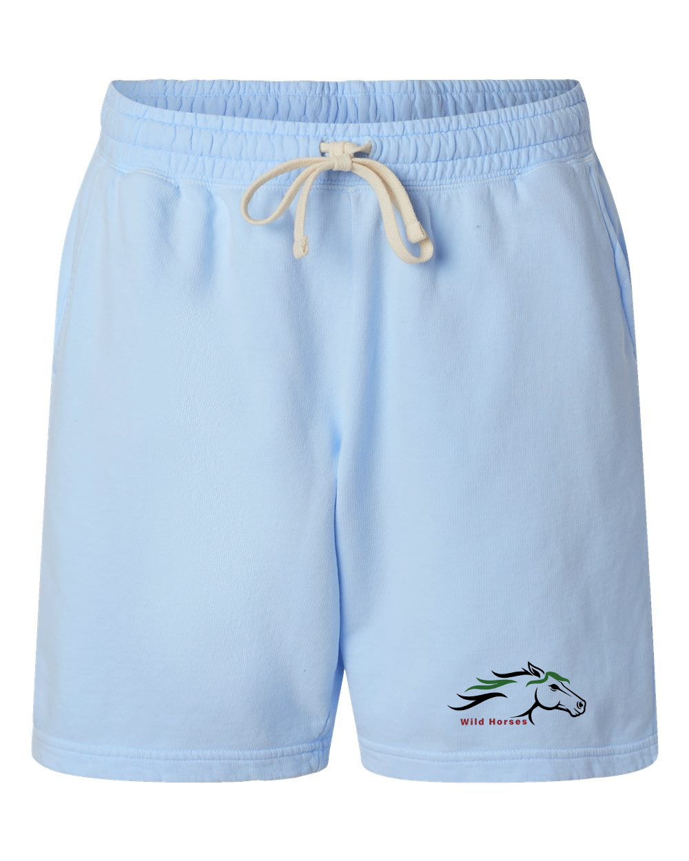 Hydrangea Wild Horses 100% Quality Cotton Sweat Shorts
