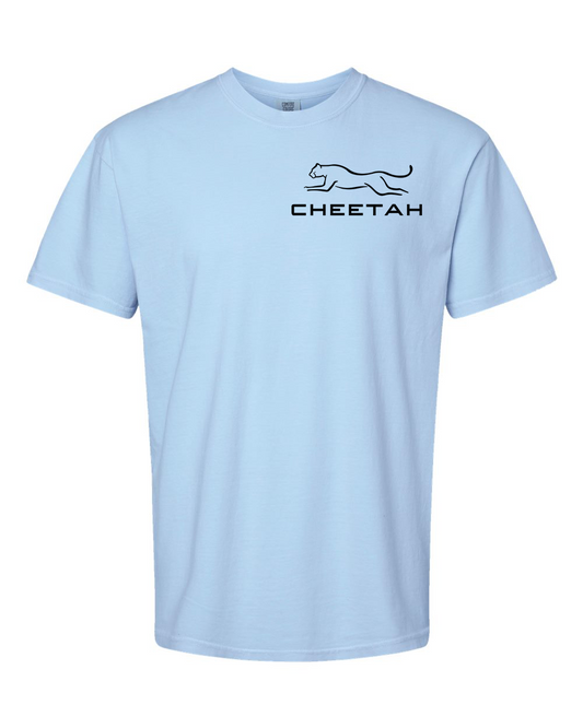 Hydrangea Cheetah 100% Quality Cotton Short Sleeve