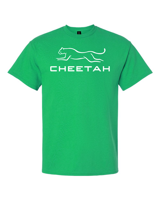 Irish Green Cheetah 100% Quality Cotton Short Sleeve (Full Chest)