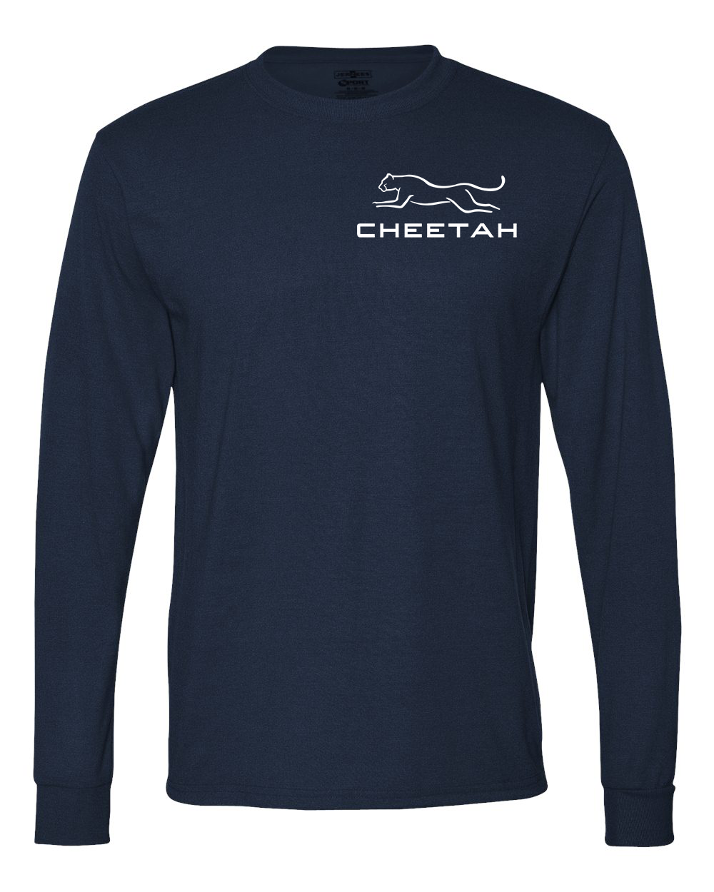 J. Navy Cheetah 100% Quality Cotton Long Sleeve
