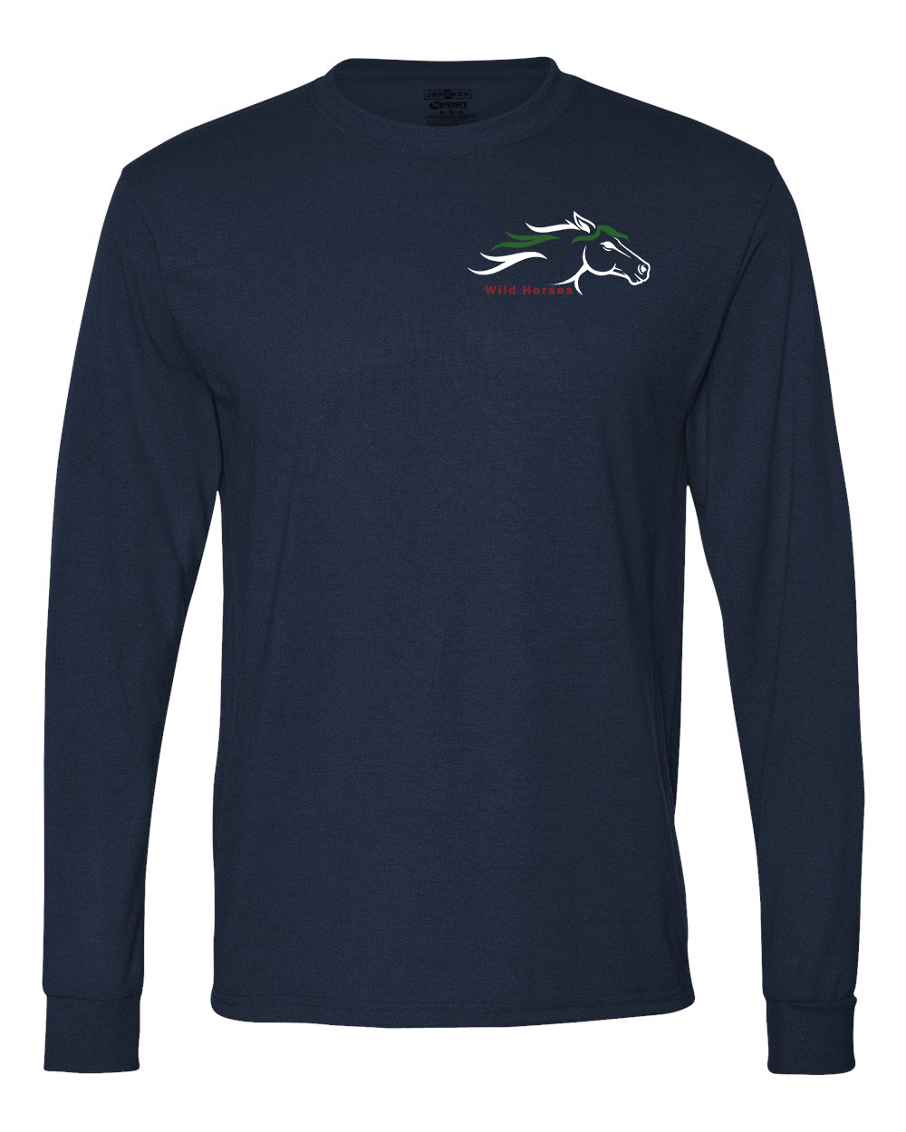 J. Navy Wild Horses 100% Quality Cotton Long Sleeve
