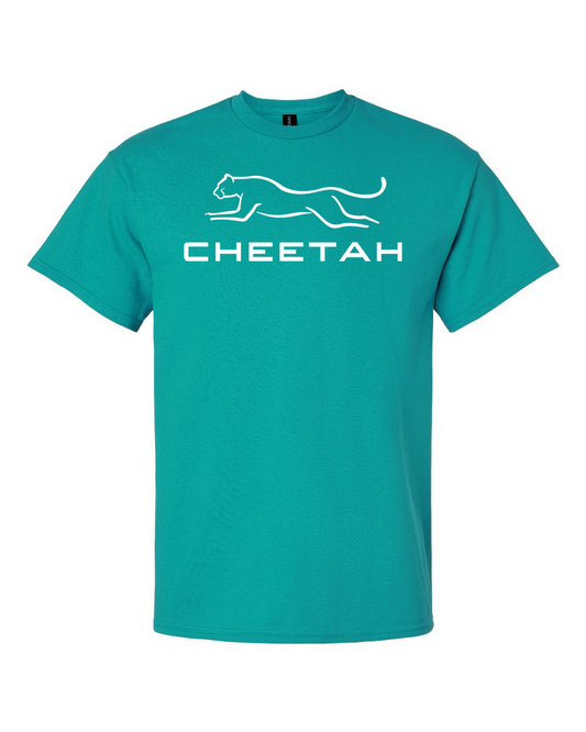 Jade Dome Cheetah 100% Quality Cotton Short Sleeve (Full Chest)