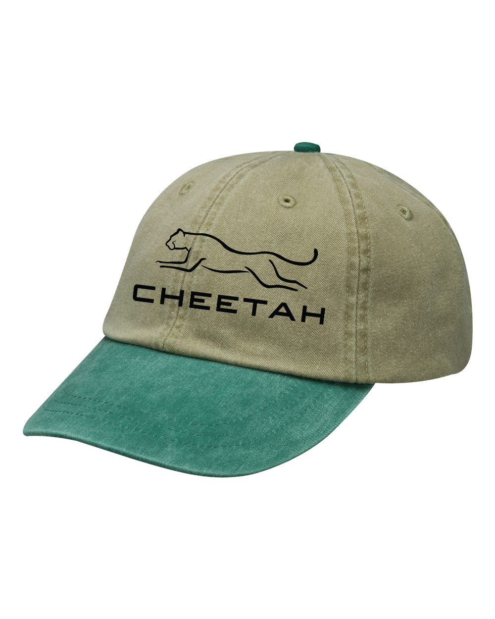 Khaki Forest Cheetah 100% Quality Cotton Cap