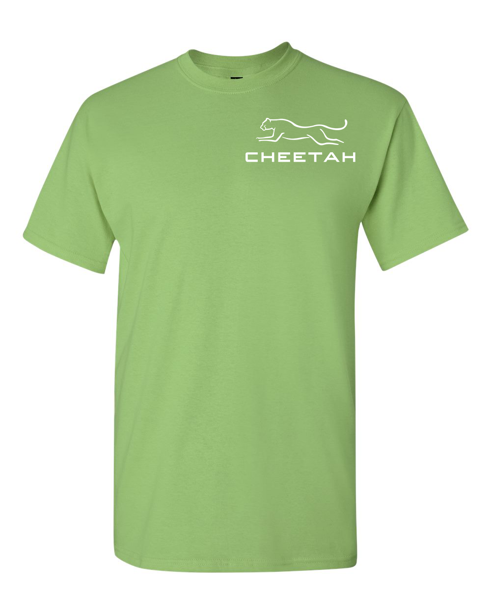 Kiwi Cheetah 100% Quality Cotton Short Sleeve (Left Chest)