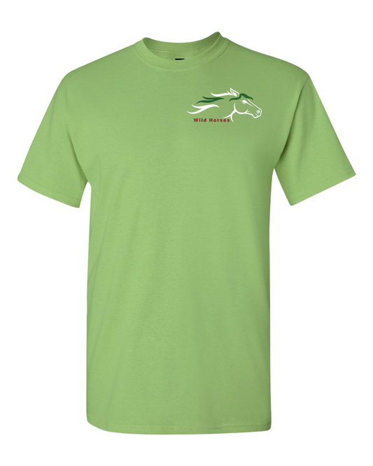 Kiwi Wild Horses 100% Quality Cotton Short Sleeve