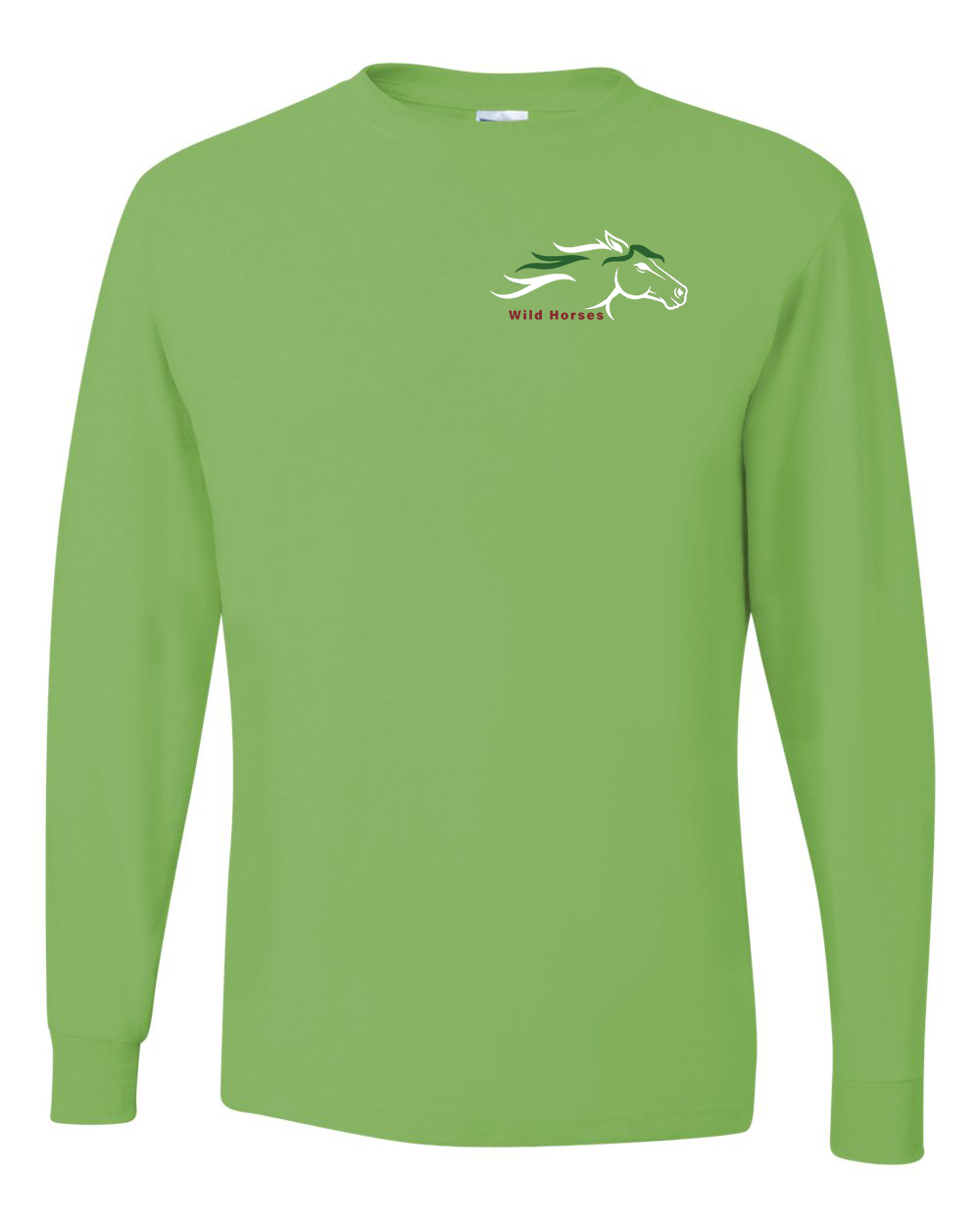 Kiwi Wild Horses 100% Quality Cotton Long Sleeve