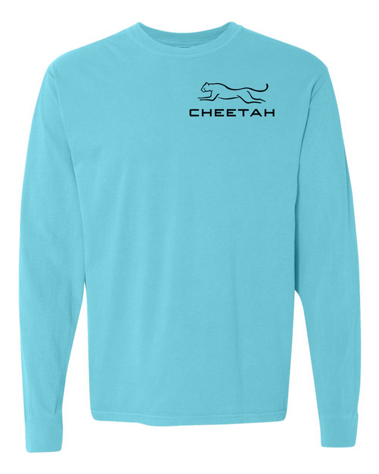 Lagoon Cheetah 100% Quality Cotton Long Sleeve