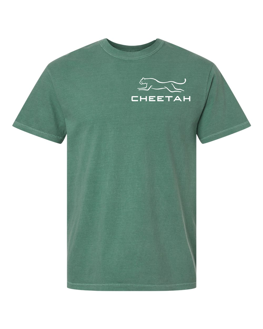 Light Green Cheetah 100% Quality Cotton Short Sleeve