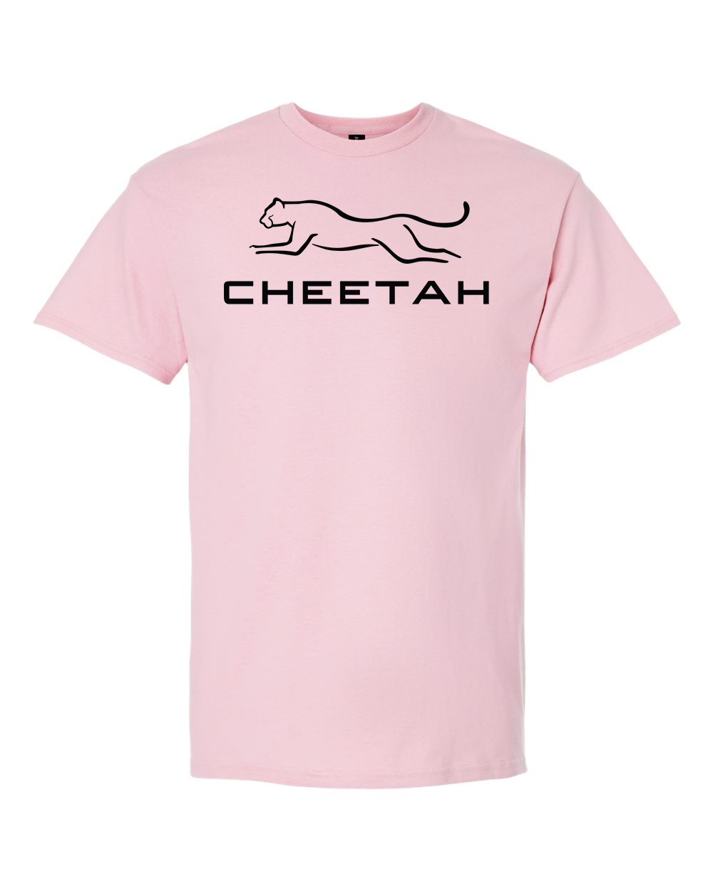 Light Pink Cheetah 100% Quality Cotton Short Sleeve (Full Chest)