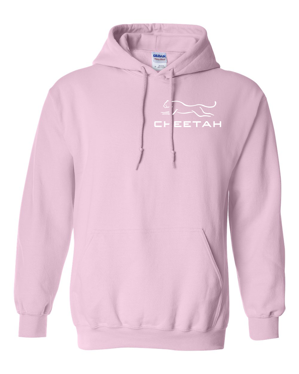Light Pink Cheetah 100% Quality Cotton Hoodie